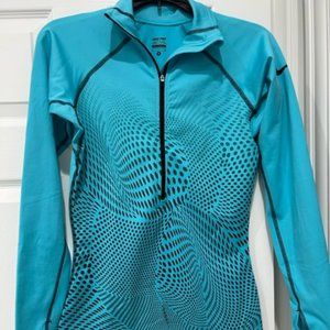 Women's blue zip-jacket